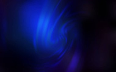 Koyu Mavi vektör bulanık şablon.