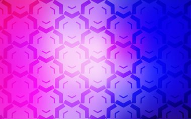 Açık Pembe, Wry çizgileri olan Mavi vektör düzeni.