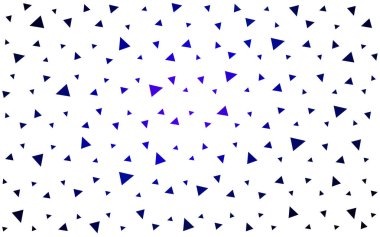 Koyu mavi vektör degrade üçgenler şablonu.