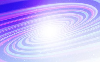 Uzay yıldızları ile açık mor vektör şablonu.