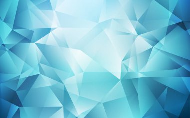 Hafif BLUE vektörü düşük poli düzeni.