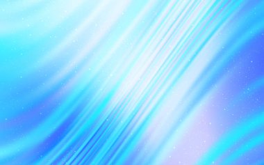 Kozmik Yıldızlar ile açık mavi vektör düzeni.