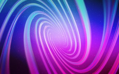 Hafif pembe, mavi vektör arka plan gökada yıldız ile.