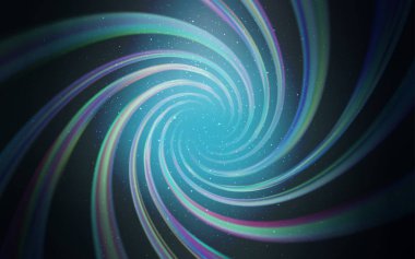 Koyu mavi vektör arka plan astronomi yıldız ile.