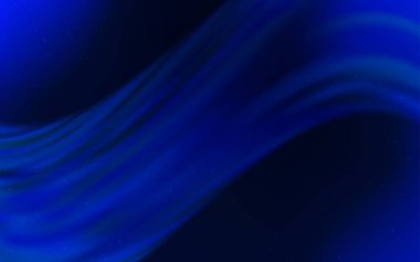 Koyu mavi uzay yıldızlı vektör şablonu. Bulanık dekoratif tasarım galaksi yıldızlarıyla basit bir stilde. İş ilanınız için akıllı tasarım.