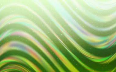 Açık yeşil uzay yıldızlı bir şablon. Büyük Ayı yıldızlı modern soyut illüstrasyon. Kozmik arkaplanlar için şablon.