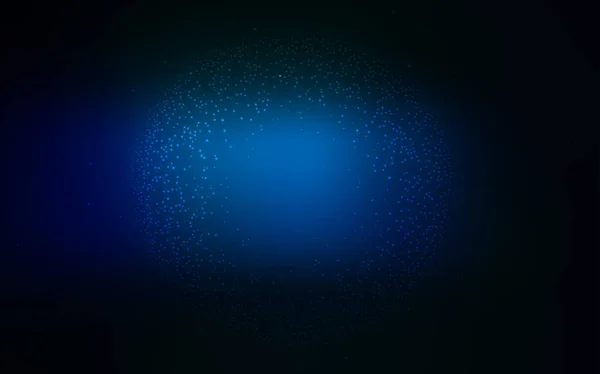 우주 별 어두운 파란색 벡터 레이아웃. — 스톡 벡터