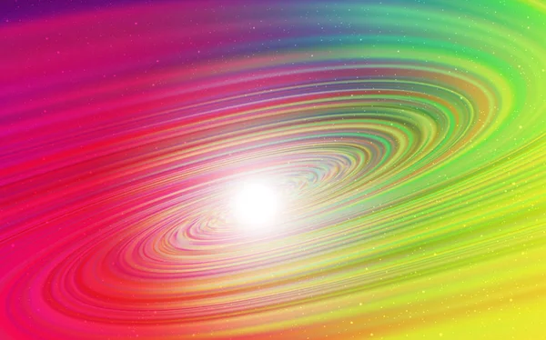 Luz Multicolor fundo vetorial com estrelas astronômicas . — Vetor de Stock
