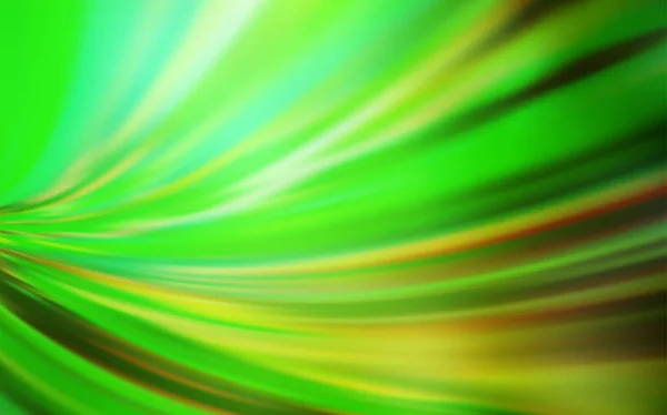 Lumina Verde Vector Colorat Blur Fundal Ilustrație Colorată Strălucitoare Stil — Vector de stoc