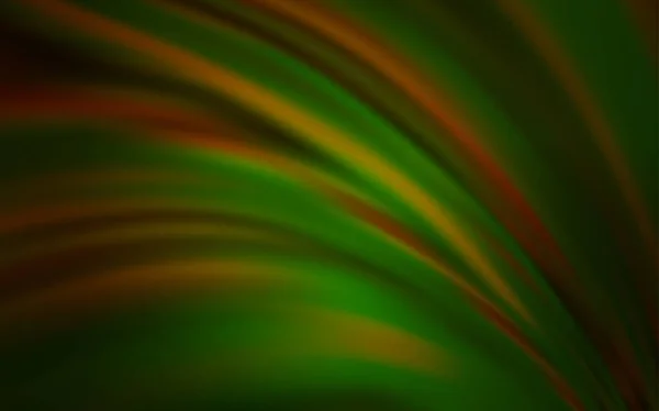 Dunkelgrüner Gelber Vektor Farbenfroher Abstrakter Hintergrund Neue Farbige Illustration Unscharfen — Stockvektor