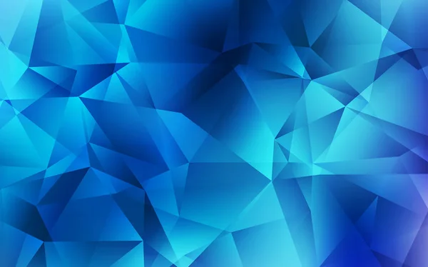 Motif mosaïque abstrait vectoriel bleu clair. — Image vectorielle