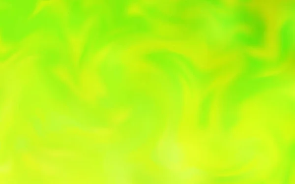 Светло Зеленый Желтый Вектор Размывает Яркую Текстуру Творческая Иллюстрация Полутоновом — стоковый вектор