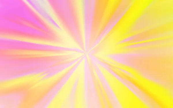 Світло-рожевий, жовтий вектор розмитий яскравий шаблон . — стоковий вектор