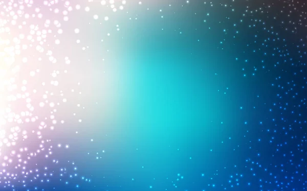 Φως μπλε Διάνυσμα πρότυπο με χώρο αστέρια. — Διανυσματικό Αρχείο
