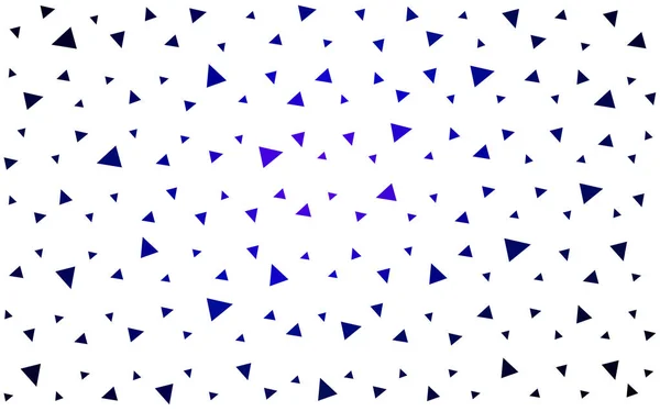DARK BLUE vector  gradient triangles template. — Stock Vector