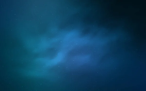 Modello vettoriale blu scuro con stelle del cielo notturno . — Vettoriale Stock