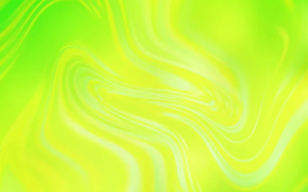 Verde Claro Vector Amarillo Difuminado Brillo Plantilla Abstracta Una Ilustración — Archivo Imágenes Vectoriales