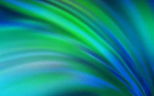Hellblauer, grüner Vektor abstrakter verschwommener Hintergrund. — Stockvektor