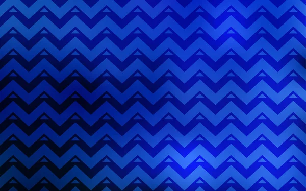 Heller blauer Vektorhintergrund mit Linien, Dreiecken. — Stockvektor