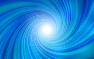 Kozmik Yıldızlar ile açık mavi vektör düzeni.