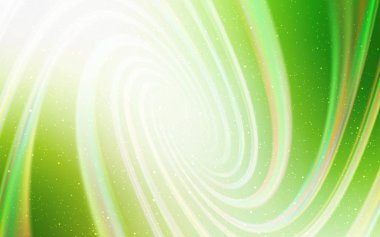 Açık Yeşil, Galaksi yıldızları ile sarı vektör arka plan. Degradeile bulanık soyut arka plan üzerinde uzay yıldızları. Astroloji web siteleri için desen.