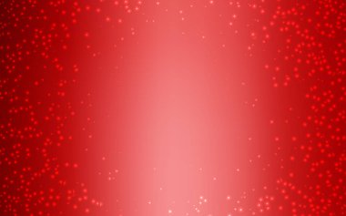 Işık kırmızı vektör arka plan gökada yıldız ile.
