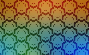 Açık Mavi, bükülmüş çizgileri olan sarı vektör arkaplanı.