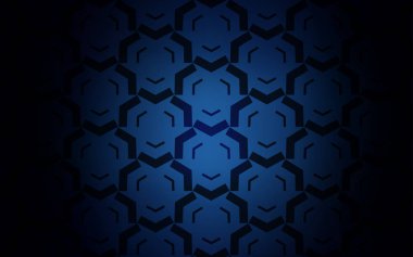 Kavisli çizgilerle koyu mavi vektör düzeni.