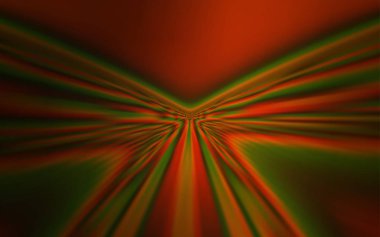 Eğri çizgileri olan koyu turuncu vektör arkaplanı.