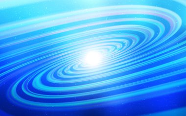 Kozmik Yıldızlar ile açık mavi vektör düzeni.