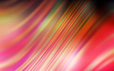 Samanyolu yıldızları ile Açık Kırmızı, Sarı vektör dokusu.