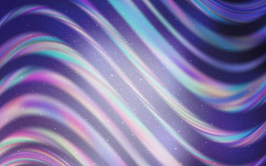 Gökada yıldız ile hafif mor vektör arka plan.