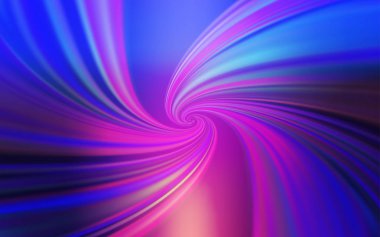 Açık Mavi, bükülmüş çizgilerle kırmızı vektör deseni. Bandy hatları ile modern degrade soyut illüstrasyon. Tasarımınız için renkli dalga deseni.