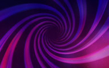 Kozmik yıldız ile koyu mor vektör düzeni.