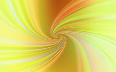Açık Yeşil, kıvrımlı sarı vektör deseni.