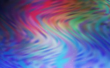 Koyu pembe, alanı şablonuyla mavi vektör yıldız.