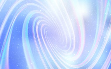 Kozmik Yıldızlar ile açık mavi vektör düzeni.