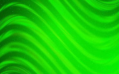 Gece gökyüzü yıldızlar ile açık yeşil vektör deseni. Büyük Dipper yıldızları ile modern soyut Illustration. Futuristik reklam, kitapçıklar için desen.