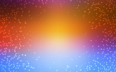 Çok renkli vektör arka plan astronomi yıldız ışık.