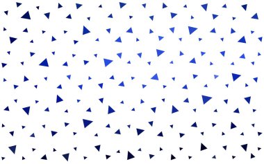 Koyu mavi vektör üçgen arkaplan.