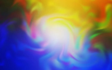 Açık Mavi, Sarı vektör modern zarif fon. Degrade ile soyut tarzda renkli illüstrasyon. Marka kitabınız için yeni stil tasarımı.