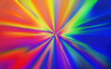 Işık Çokrenkli vektörü bulanık şablon.