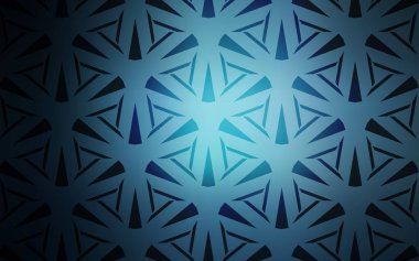 Çokgen biçimli koyu Mavili vektör arkaplanı.