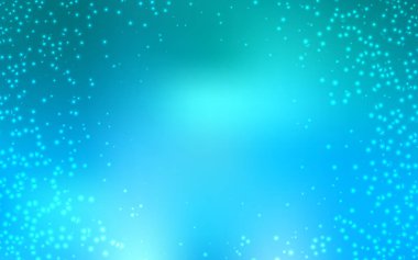 Hafif mavi vektör şablon alan yıldız.