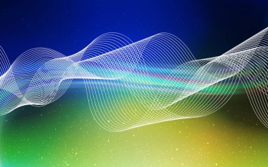 Açık Mavi, Yeşil vektör parlak dokuyu bulanıklaştırdı.