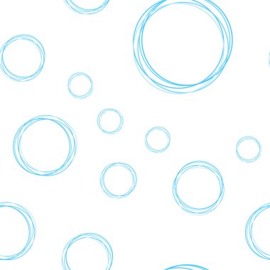 Noktalar ile Açık Mavi vektör dikişsiz zemin.