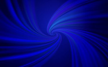 Kavisli çizgilere sahip koyu mavi vektör dokusu.