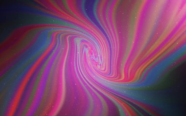 Açık mor, galaksi yıldızları ile pembe vektör arka plan.