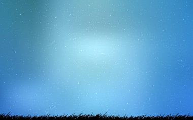 Astronomik yıldızlı hafif BLUE vektör arkaplanı. Büyük Ayı yıldızlı modern soyut illüstrasyon. Reklamınız, posteriniz, afişiniz için en iyi tasarım.