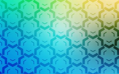 Açık Mavi, Wry çizgileri olan yeşil vektör şablonu.